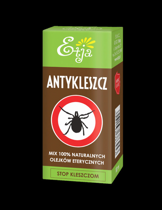 ETJA Antykleszcz - Mischung aus 100% natürlichen ätherischen Ölen 10ml - Biogo.de