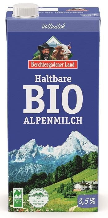 UHT-MILCH (min.3,5% FETT) BIO 1 L - BERCHTESGADENER LAND - Biogo.de