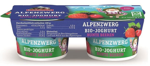 WALDFRUCHT-JOGHURT (3,9 % FETT IN MILCH) BIO GLUTENFREI (2 x 100 g) 200 g - BERCHTESGADENER LAND