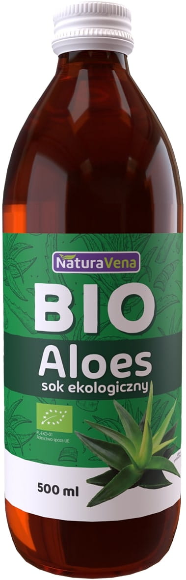 Aloe-Saft 500 ml Bio - NaturAvena - Biogo.de Hover Image