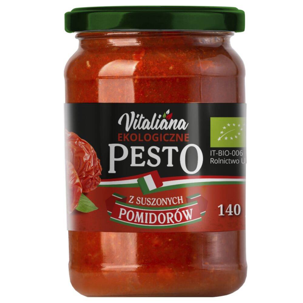 Getrocknetes Tomatenpesto Bio 140 g - Vitaliana