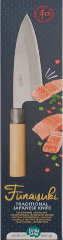 FUNAYUKI TRADITIONAL JAPANESE KNIFE FOR CUTTING FISH 1pc (250g) - TERRASANA