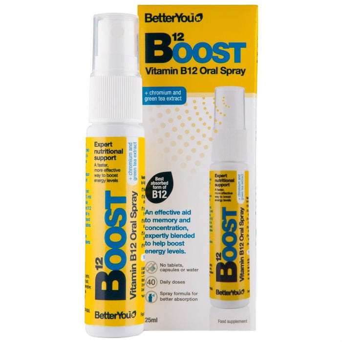 Boost pure energy Vitamin B12 B - 12 im Spray 25 ml mulivit BETTERYOU
