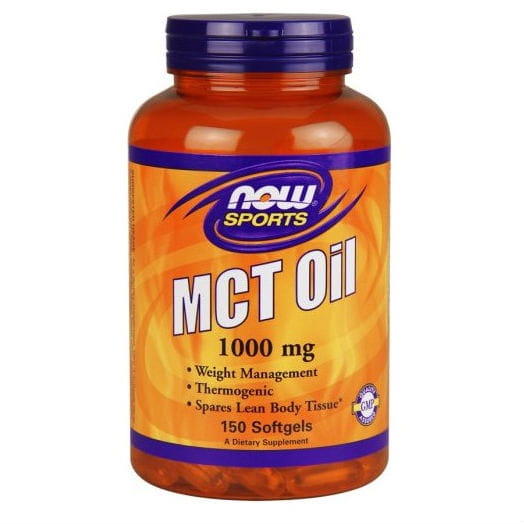 MCT-Öl aus Kokosöl und Palmöl MCT 1000 mg 150 Kapseln NOW FOODS