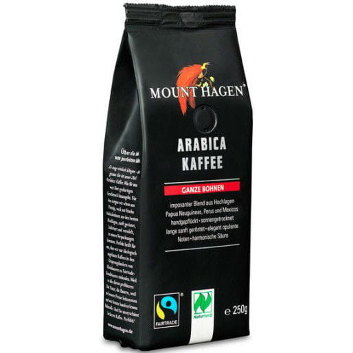 Fair Trade geröstete Arabica-Kaffeebohnen BIO 250 g - MOUNT HAGEN