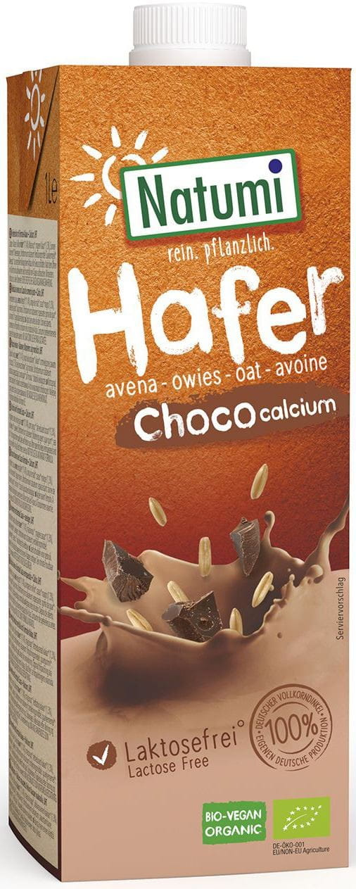 Hafer-Schoko-Drink mit Kalzium aus Meeresalgen BIO 1000 ml - NATUMI Κύρια εικόνα προϊόντος