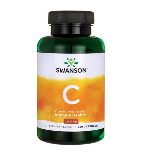 Vitamin C mit Hagebutten 1000mg Vitamin C mit Hagebutten 250 Kapseln von SWANSON