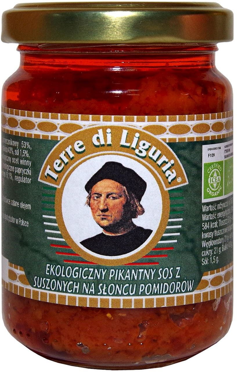 Pikante getrocknete Tomatensauce BIO 135 g - TERRE DI LIGURIA