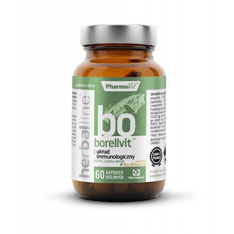 Borellvit Immunsystem mit Zusatz von Bioperin 60 vcaps Kapseln PHARMOVIT HERBALLINE