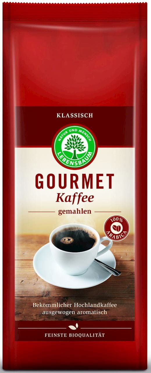 Klassisch gemahlener 100% Arabica-Kaffee BIO 500 g - LEBENSBAUM