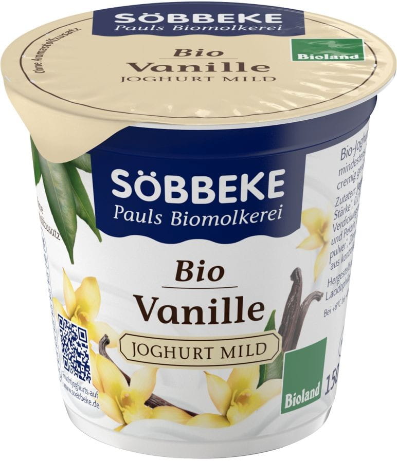 Vanillejoghurt BIO 150 g - SOBBEKE