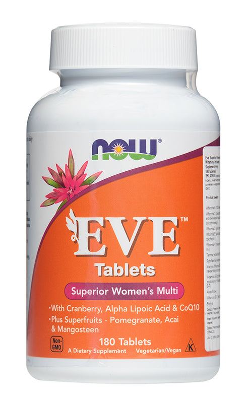 Vitamine und Mineralstoffe Eve Superior Multi 180 NOW FOODS Tabletten für Frauen