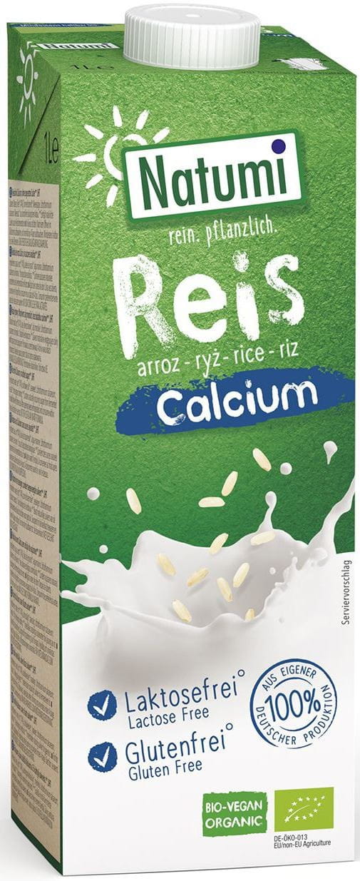 Reisgetränk mit Calcium aus Meeresalgen Glutenfrei BIO 1000 ml - NATUMI