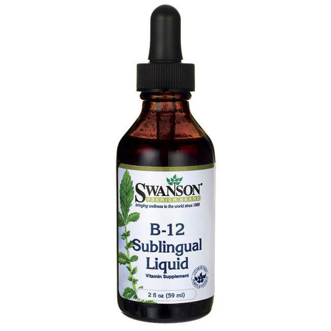 Vitamin B12 Cyanocobalamin Flüssigkeit B - 12 sublinguale Flüssigkeit 59ml SWANSON