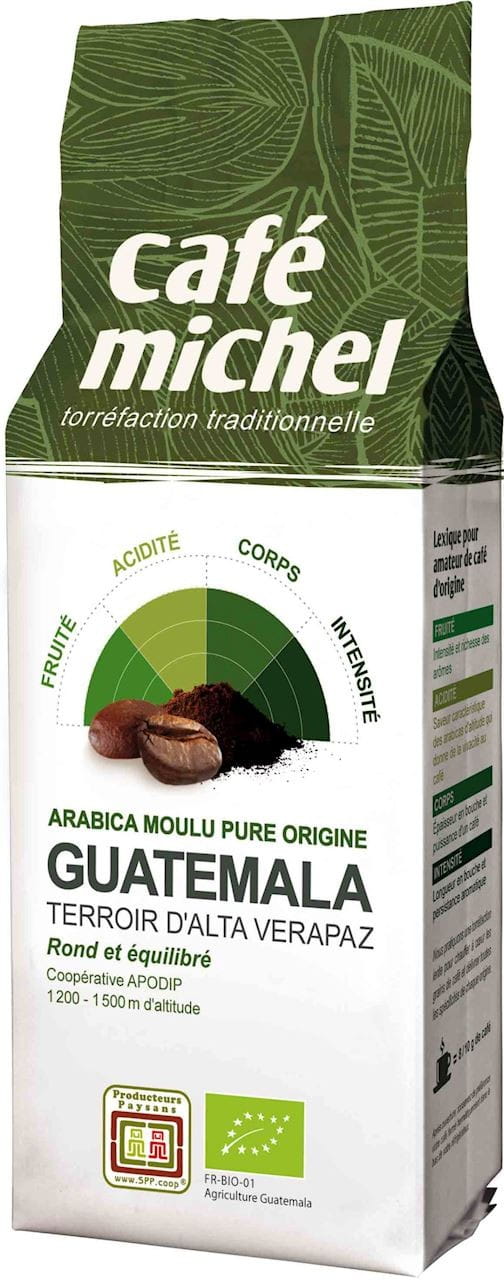 Gemahlener Kaffee Arabica Guatemala fair gehandelt BIO 250 g - CAFE MICHEL