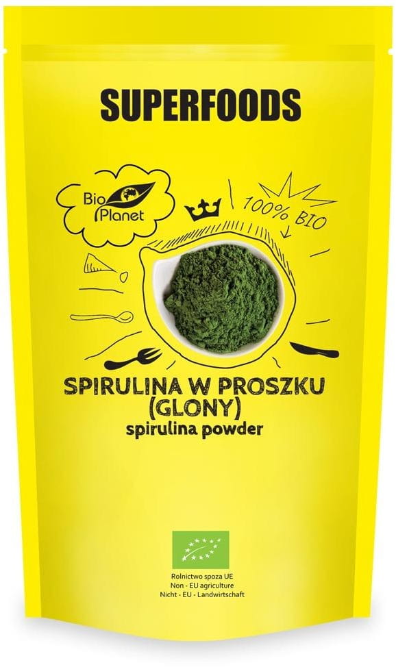 Spirulina-Pulver (Algen) BIO 200 g - BIO PLANET Hover Image