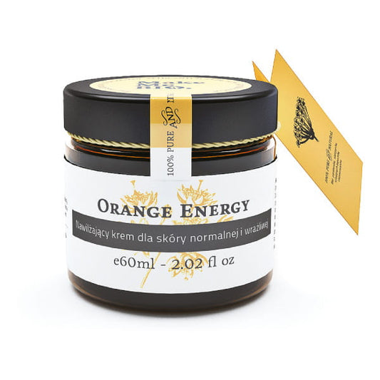 Feuchtigkeitscreme für normale Haut von biogo, Orange Energy, 60ml, pflegt die Haut mit natürlicher Feuchtigkeit