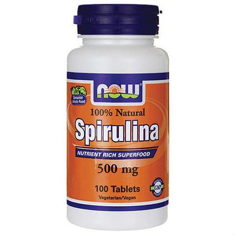 Bio-Spirulina 500 mg pacifica BIO 100 Kapseln NOW FOODS