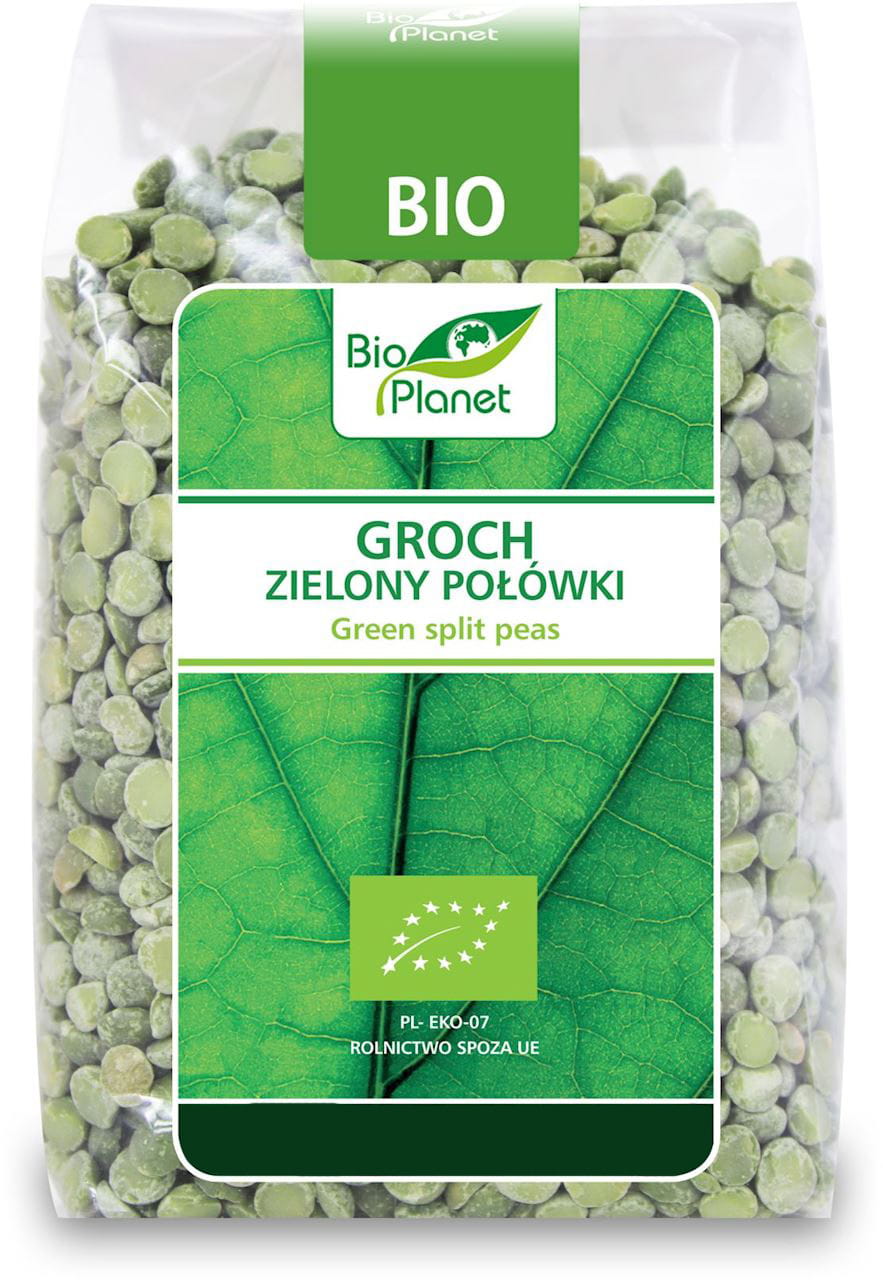 Grüne Erbsen, Hälften BIO 400 g - BIO PLANET