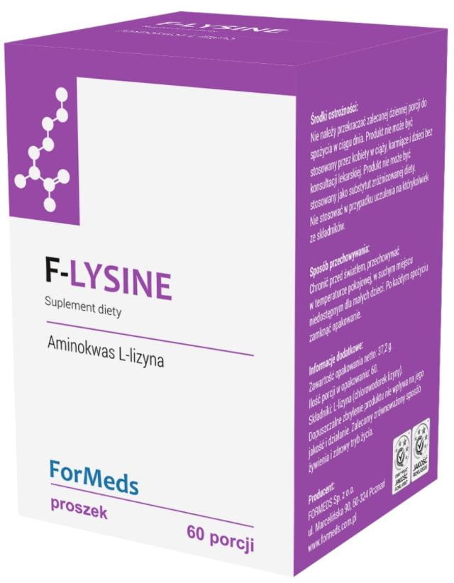 F - Lysin L - Lysin 500 mg 60 Portionen 372 g FORMEDS