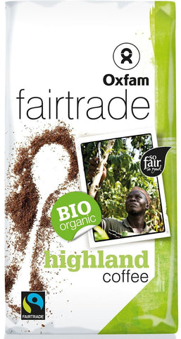 Gemahlener Kaffee Arabica Hochland fair gehandelt BIO 250 g - OXFAM