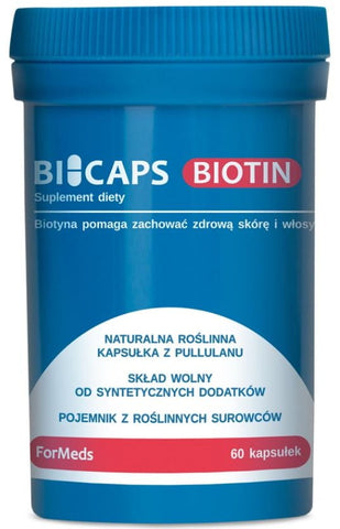 Bicaps Biotin 2925 mg 60 Portionen 60 FORMEDS-Kapseln