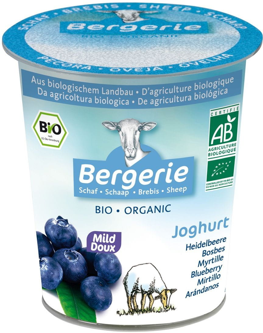 Schafsjoghurt mit Heidelbeeren BIO 125 g - BERGERIE