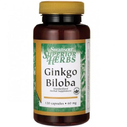 Ginkgo-Extrakt Ginkgoselect Ginkgo Biloba-Extrakt 60 mg 120 Kapseln SWANSON