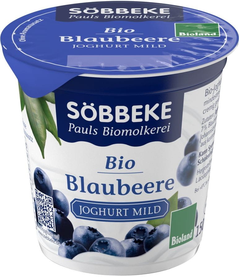 Heidelbeerjoghurt BIO 150 g - SOBBEKE