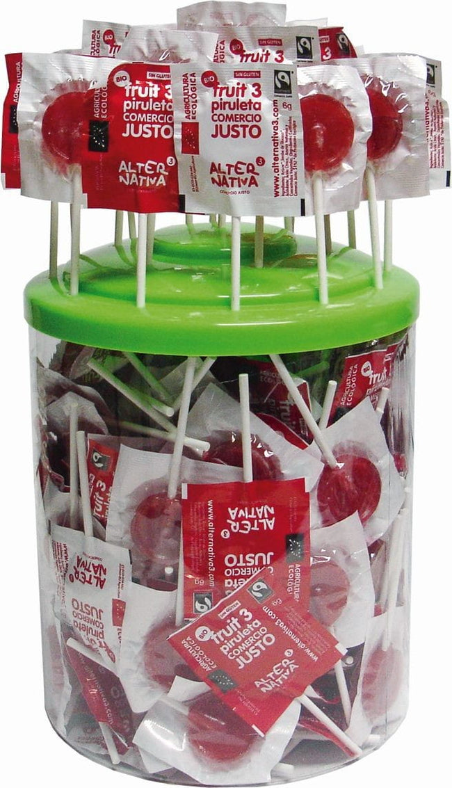 Glutenfreie flache Lutscher BIO 6 g - ALTERNATIVA Hover Image