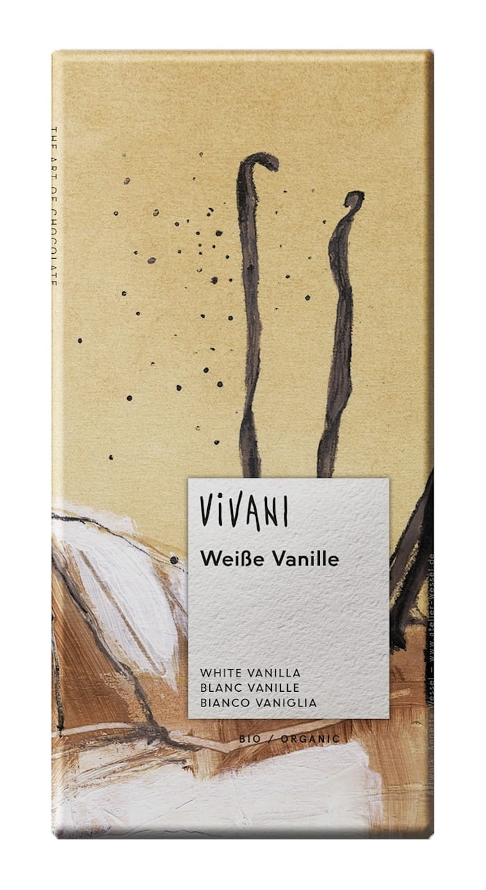 Weiße Schokolade mit Vanille BIO 100 g - VIVANI