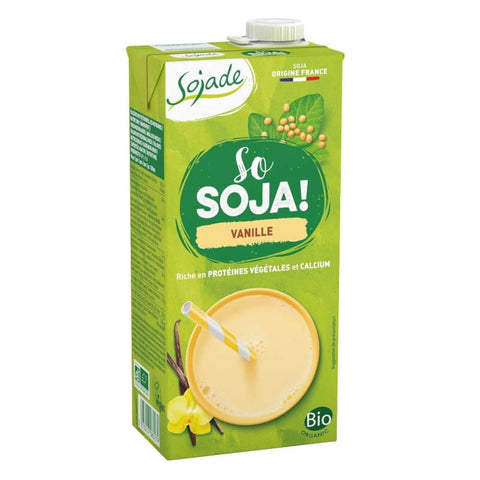 Soja-Vanille-Drink mit Calcium aus Meeresalgen Glutenfrei BIO 1000 ml - SOJADE