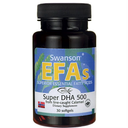 Super DHA 500mg 30 Kapseln von SWANSON