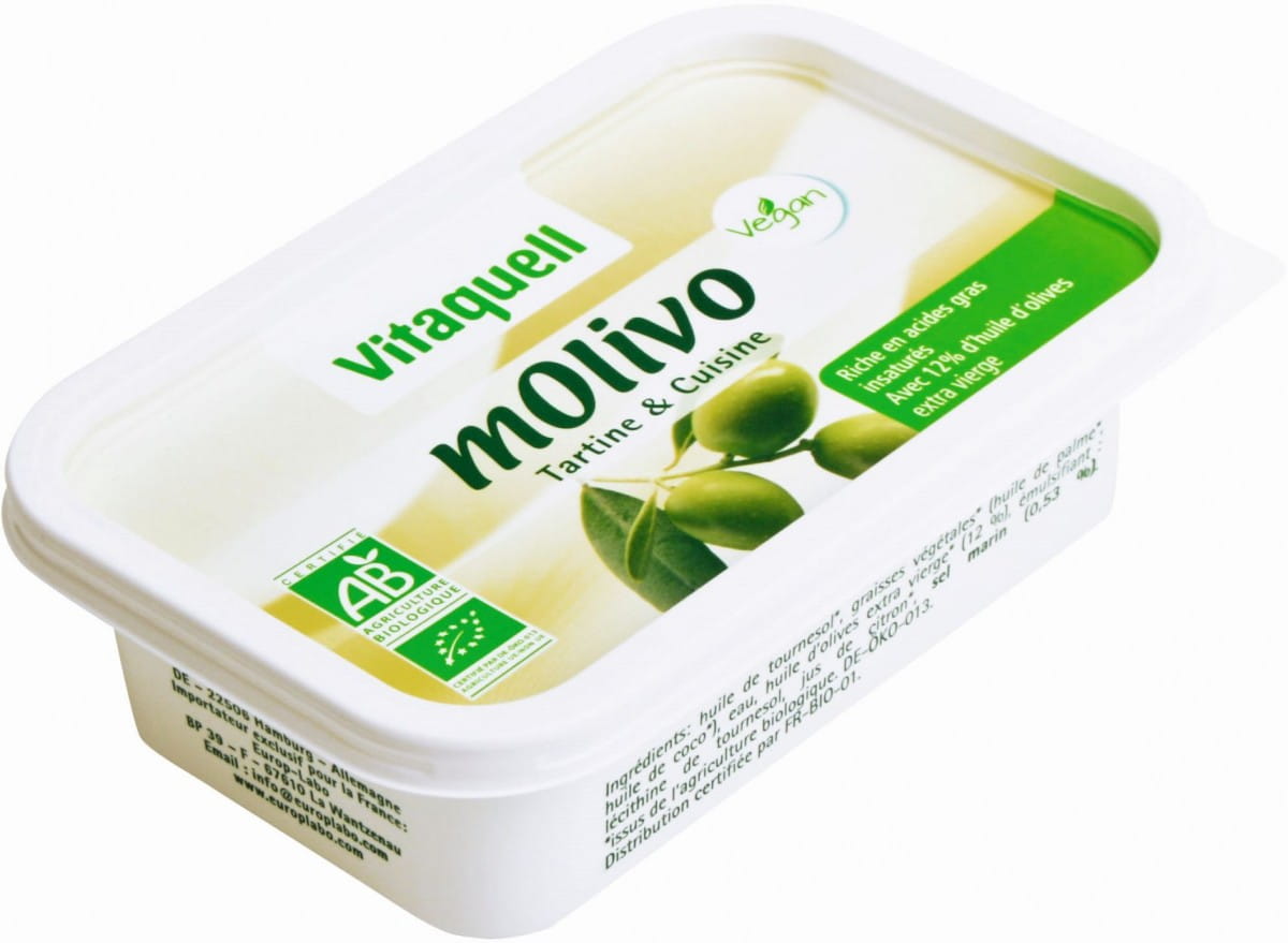 Margarine mit Olivenöl BIO 250 g - VITAQUELL