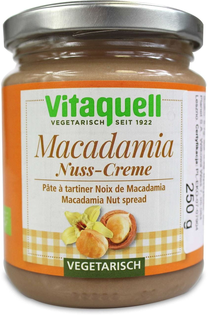 Macadamianuss-Creme BIO 250 g - VITAQUELL