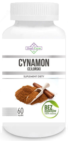 Ceylon-Zimt-Extrakt 400 mg 60 Kapseln - SOUL FARM