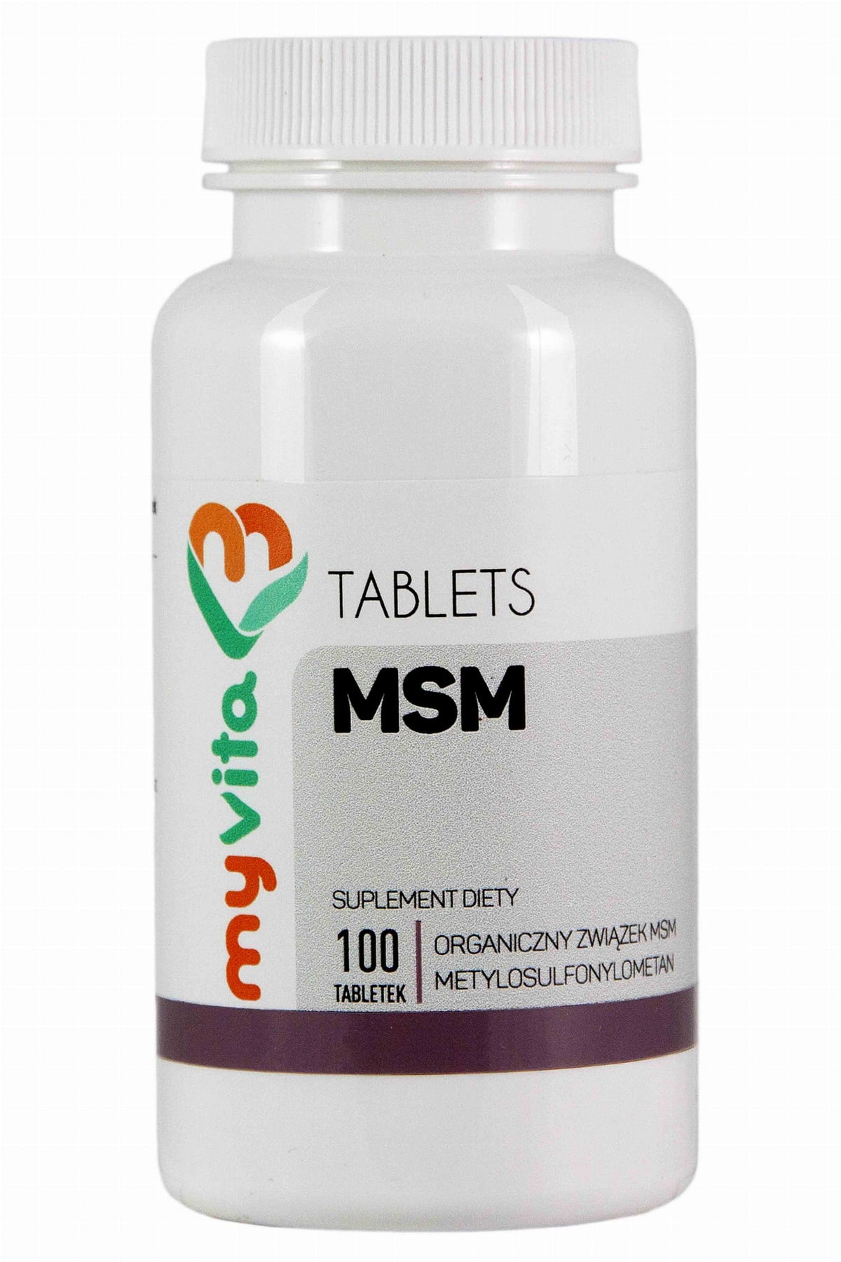 MSM organische Schwefelverbindung 500mg 100 Tabletten MYVITA
