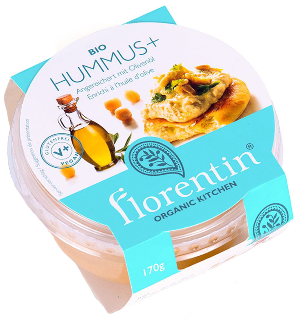 Hummus mit Olivenöl BIO 170 g - FLORENTIN