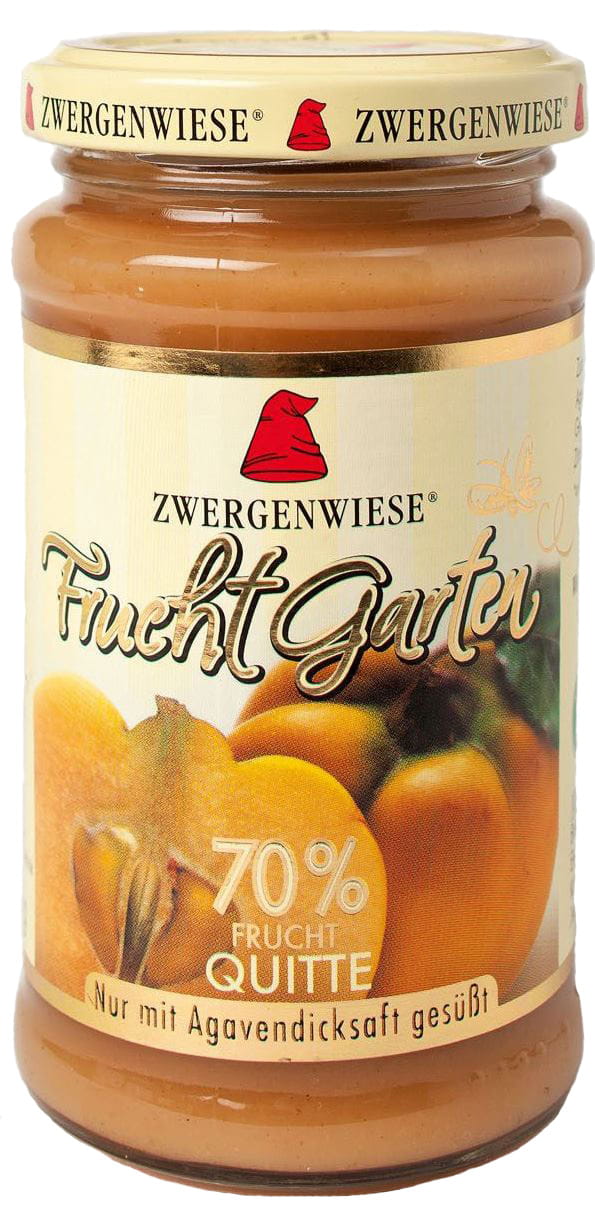 Quittenmousse (70% Frucht) glutenfrei BIO 225 g - ZWERGENWIESE