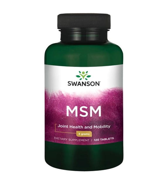 Organischer Schwefel MSM Methylsulfonylmethan Truflex 1500 mg 120 Tabletten SWANSON मुख्य छवि
