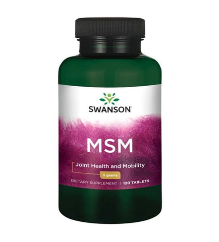 Organischer Schwefel MSM Methylsulfonylmethan Truflex 1500 mg 120 Tabletten SWANSON