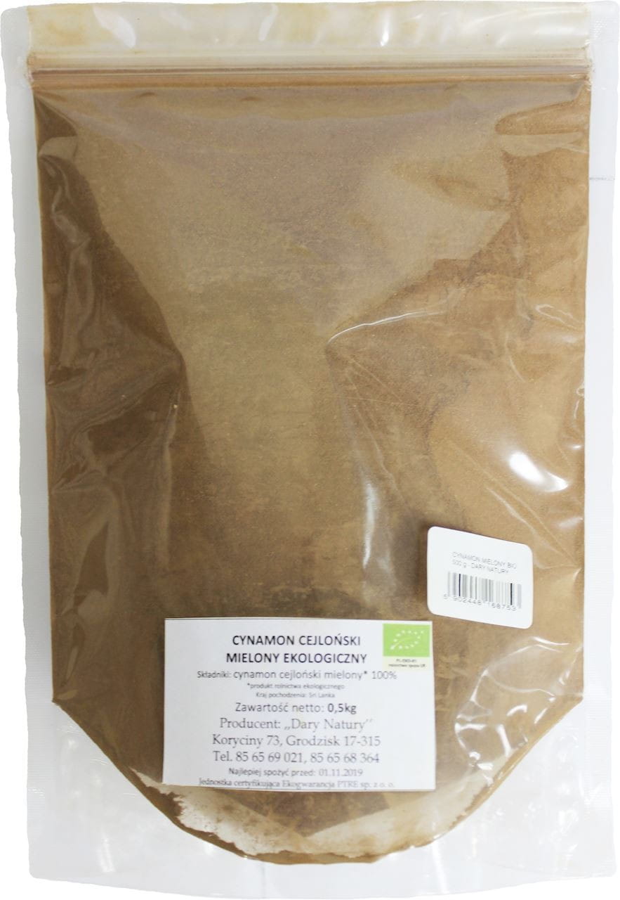 Gemahlener Ceylon-Zimt BIO 500 g - HORECA DARY NATURY