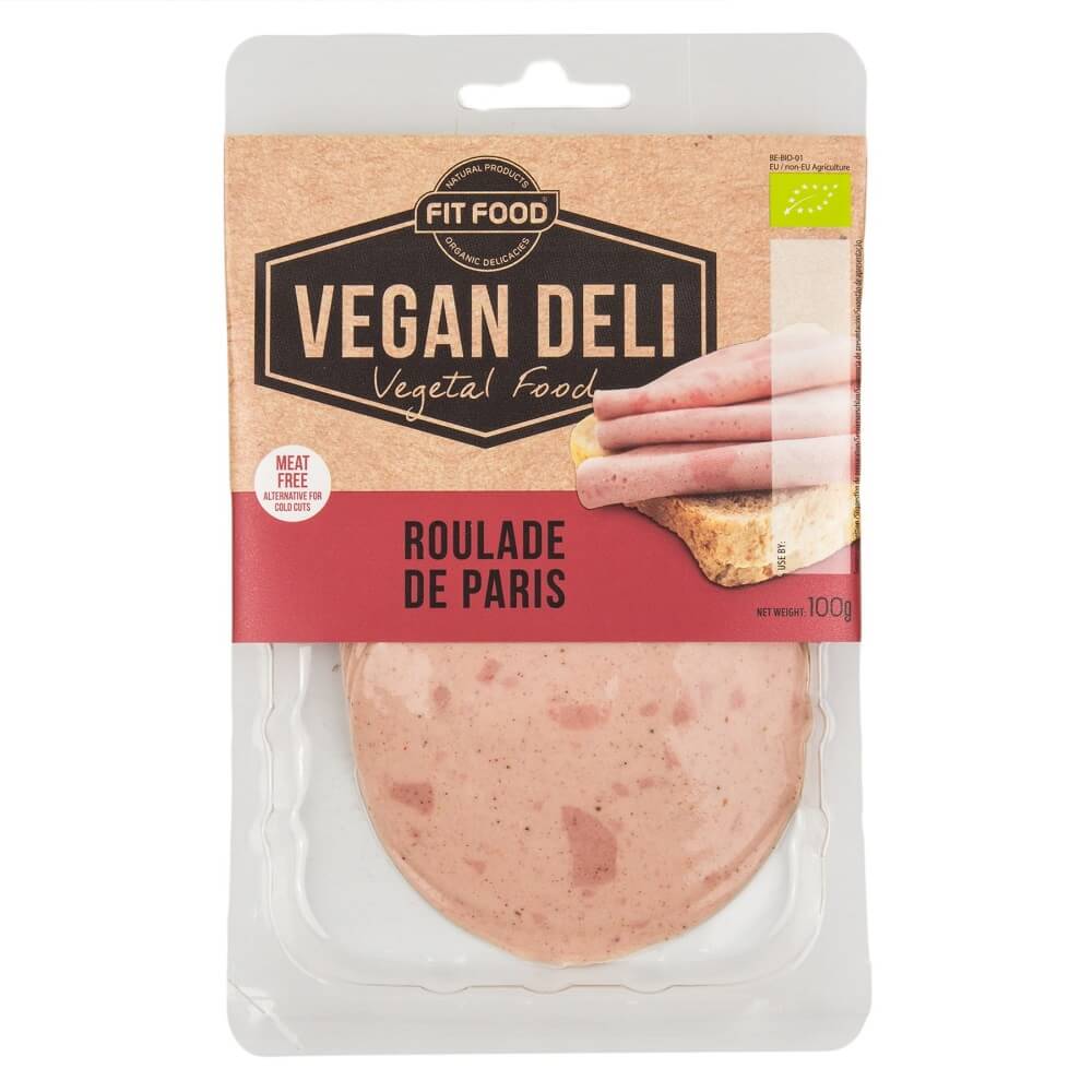 Vegane Alternative BIO Aufschnitt in Scheiben 100 g VEGAN DELI