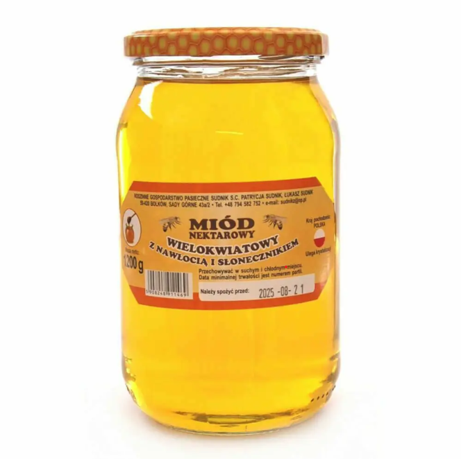 Goldenrod nectar honey 1200g SUDNIK
